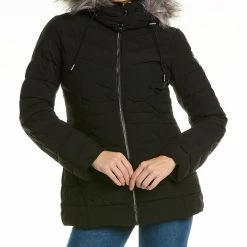 Promo ⌛ Nautica Short Stretch Puffer Jacket 👩 Women Outerwear 🔥 -Nautica shop 1411453990 RLLZ 3