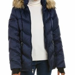 Best Sale 🛒 Nautica Short Quilted 🧥 Coat 👩 Women Outerwear ⭐