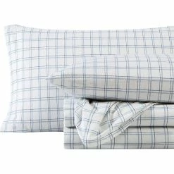 Alternative view of Hot Sale 🧨 Nautica Fleetville Cotton Flannel Sheet Set Home Sheets 🌟