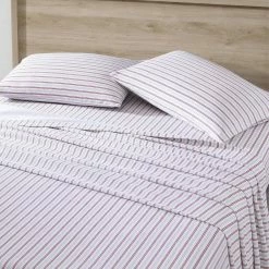 Coupon ⭐ Nautica Kingsglow Cotton Flannel Sheet Set Home Blankets & Throws 🌟