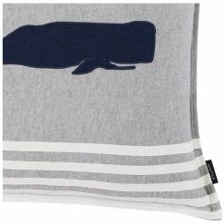 Alternative view of New 😍 Nautica Whale Applique Throw Pillow Home Pillow Inserts ⌛