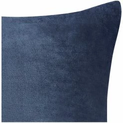 Alternative view of Deals ⌛ Nautica Solid Ultra Soft Plush Navy Euro Sham Home Decorative Pillows ✔️