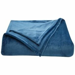 Cheap 🔥 Nautica Solid Ultra Soft Plush Fleece Blanket Home Blankets & Throws 😍