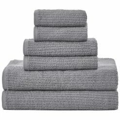 Promo 💯 Nautica Brookwater Cotton 6-Piece Towel Set Home Bath Towels ✔️
