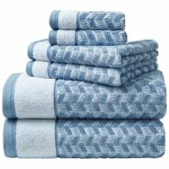 Flash Sale ✨ Nautica Zane Chevron Cotton 6-Piece Towel Set Home Bath Towels 👍