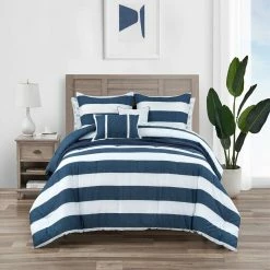 Hot Sale 🔔 Nautica Highline Cotton Comforter Set Home Comforters & Quilts 🌟