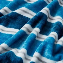 Alternative view of Cheapest 😉 Nautica Jetty Island Micro Flannel Reversible Throw Blanket Home Blankets & Throws ✨