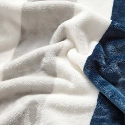 Best deal ✨ Nautica Awning Stripe Micro Flannel Reversible Throw Blanket Home Blankets & Throws 🥰 -Nautica shop 3030347752 RLLZ 3