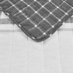 Alternative view of Budget 🥰 Nautica Fleetville Of Cotton Reversible Quilt Set Home Comforters & Quilts ⌛