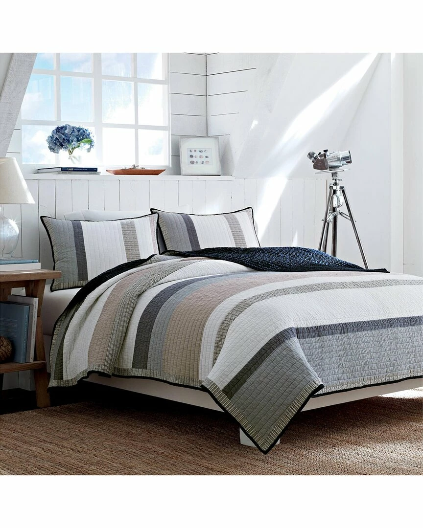 Hot Sale โจ Nautica Tideway Cotton Quilt Home Comforters & Quilts ๐ 1 Hot Sale โจ Nautica Tideway Cotton Quilt Home Comforters & Quilts ๐