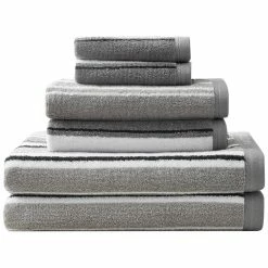 Coupon 😀 Nautica Agonda Stripe Cotton Terry 6pc Towel Set Home Bath Towels 😍