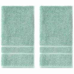 Coupon 👍 Nautica Oceane Cotton Terry 2pc Hand Towel Set Home Bath Towels ⌛