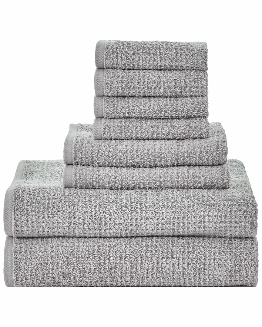 New ⭐ Nautica Oasis Solid 100% Cotton Terry 8 Piece Towel Set Home Bath Towels ⌛ 1 New ⭐ Nautica Oasis Solid 100% Cotton Terry 8 Piece Towel Set Home Bath Towels ⌛