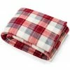 Wholesale 👍 Nautica Bluff Plaid Blanket Home Blankets & Throws 🤩