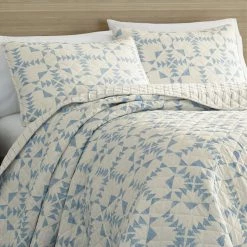Alternative view of Buy 🔔 Nautica Arrowhead 3Pc Blue Quilt Set Home Comforters & Quilts 🧨
