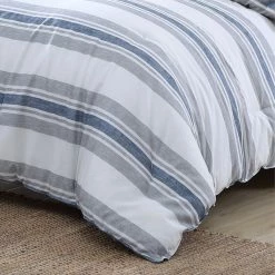 Alternative view of Coupon 👍 Nautica Bay Shore 3Pc Navy Comforter Set Home Comforters & Quilts ✔️