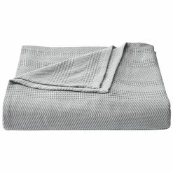 Alternative view of Cheapest 🧨 Nautica Chevron Grey Blanket Home Blankets & Throws 🧨