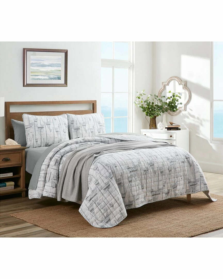 Best deal ๐ Nautica Clipper 3Pc Grey Quilt Set Home Comforters & Quilts โ 1 Best deal ๐ Nautica Clipper 3Pc Grey Quilt Set Home Comforters & Quilts โ