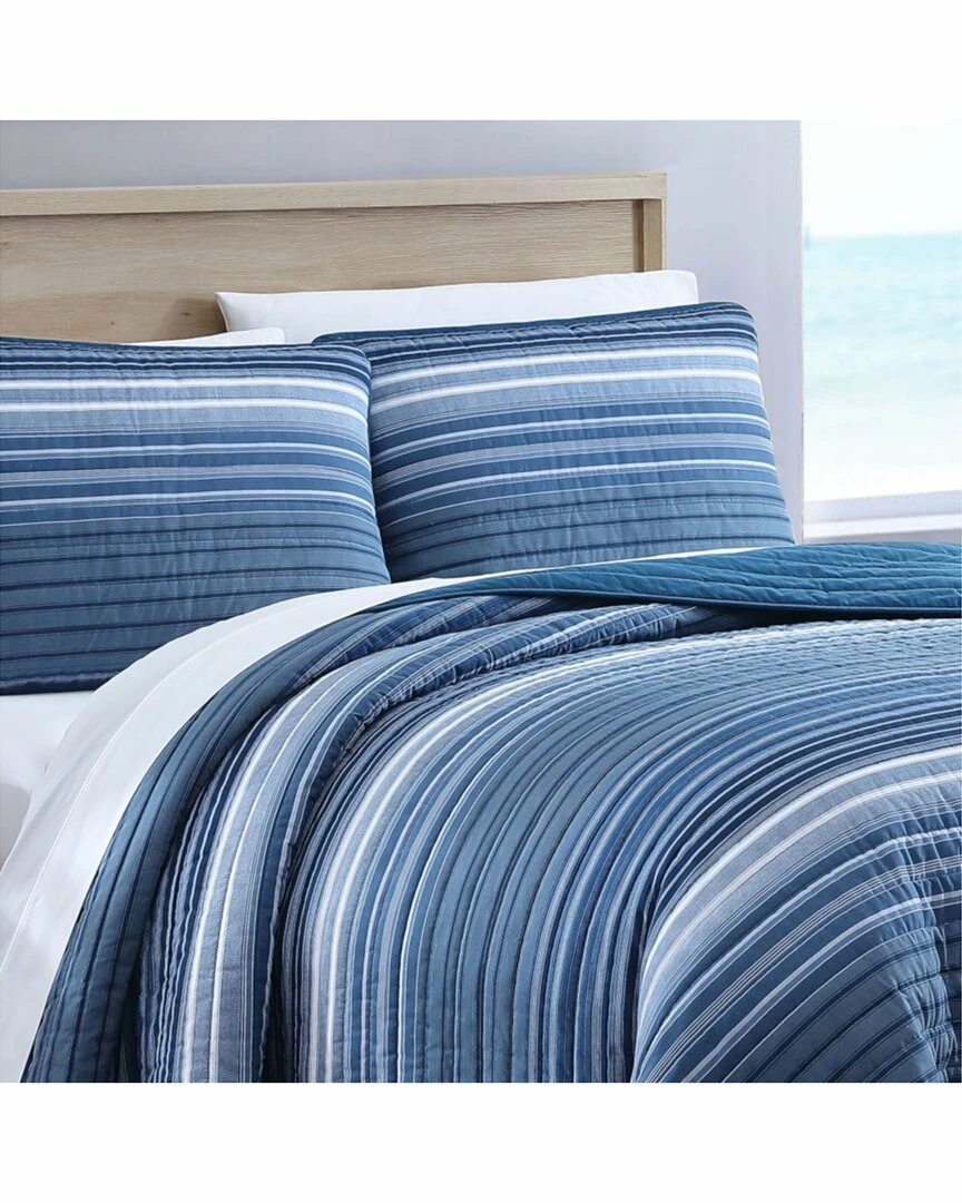 New 🎁 Nautica Coveside 3Pc Blue Quilt Set Home Comforters & Quilts ❤️ 2 New 🎁 Nautica Coveside 3Pc Blue Quilt Set Home Comforters & Quilts ❤️ - Image 2