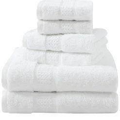 Coupon 🎁 Nautica Oceane 6Pc White Towel Set Home Bath Towels ✔️
