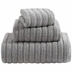 Best deal 🎁 Nautica Preston 3Pc Cement Towel Set Home Bath Towels 🧨