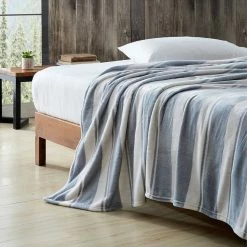 Alternative view of Buy 🌟 Nautica Eddie Bauer Stones Throw Stripe Pebble Blanket Home Blankets & Throws 🥰