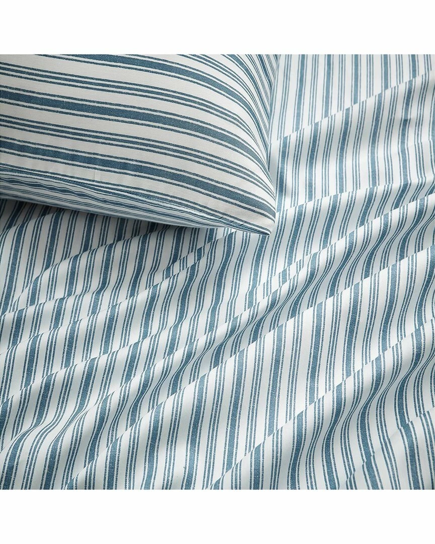 Top 10 ๐งจ Nautica Coleridge Stripe Cotton Blend 500Tc Sateen Sheet Set Home Sheets ๐ฅ 3 Top 10 ๐งจ Nautica Coleridge Stripe Cotton Blend 500Tc Sateen Sheet Set Home Sheets ๐ฅ - Image 3