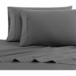 Alternative view of Cheapest 😉 Nautica Nautica T200 Solid 4Pc Grey Sheet Set Home Sheets 😀