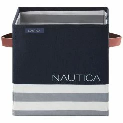 Budget ⌛ Nautica Folded Storage Cube Home Organization 🧨